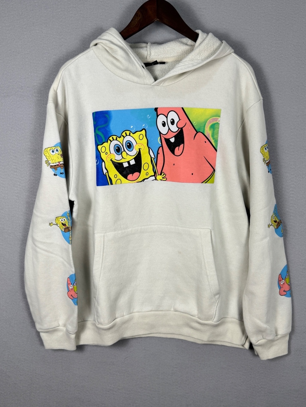 Nickelodeon SpongeBob Patrick Graphic Hoodie Mens L